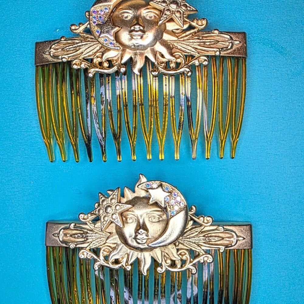 Vintage Kirk's Folly Hair Combs